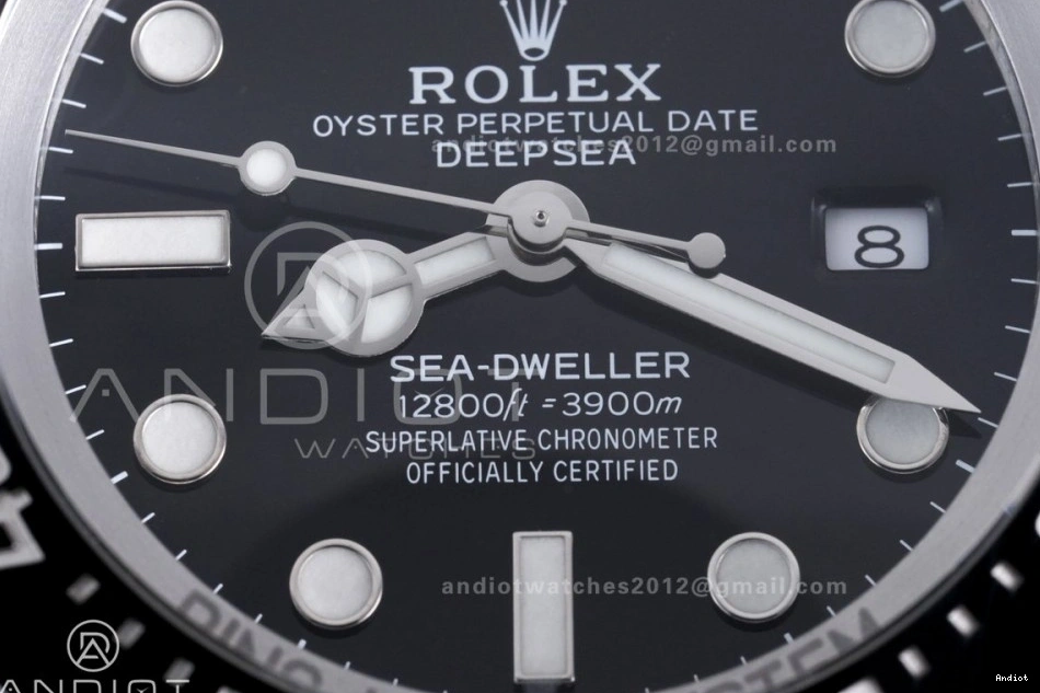SS 904L and Sea-Dweller C+F Case Bracelet Edition 126660 1:1 Ceramic Black VR3235 Best 0206